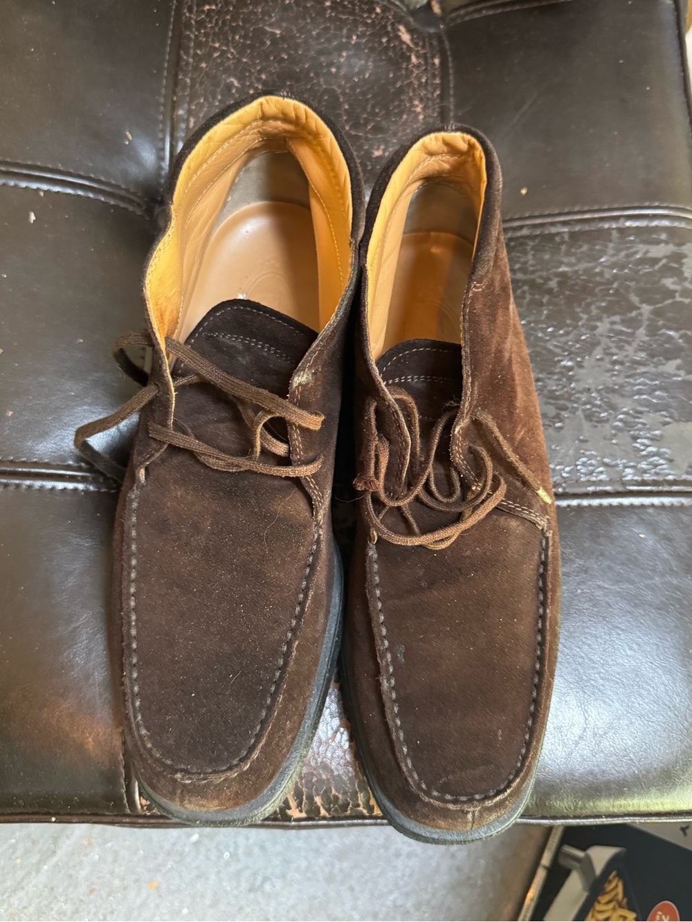 Tod's Dark Brown Suede Chukka Boots
